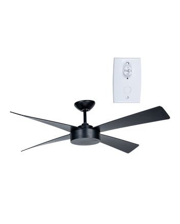 VENTILATORE SOSPESO 50W 4VEL.D.122CM NERO