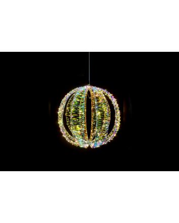 SFERA SPICCHI MET.60CM 720L U/EST.CALDO IRID.