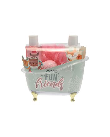 SET GELDOCCIA+CREMA 140ML+BOMBA+SPUGNA M.K014