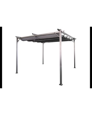 PERGOLA 290X290X230 300GSM GRIGIO