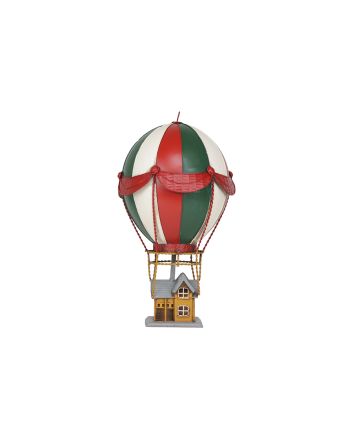 MONGOLFIERA 48X26X26 M.2865A ROSSO/BIA/VERDE