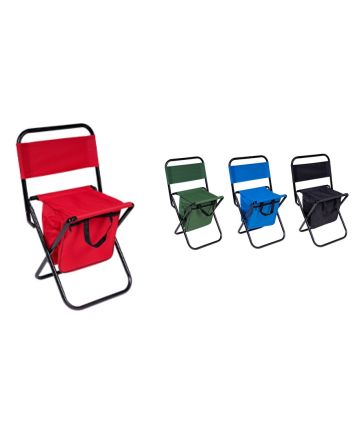 SEDIA CAMPING 35X28X58CM P.100KG 4 COLORI