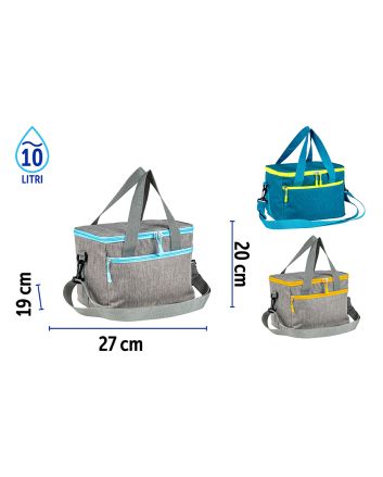 BORSA FRIGO 27X19X20CM 10L 3MM 3ASS