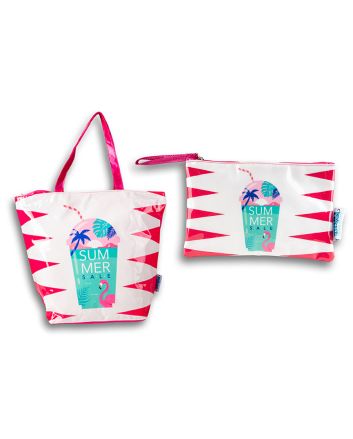 BORSA MARE+POUCHETTE PVC 54X45X22+28X18 D.12