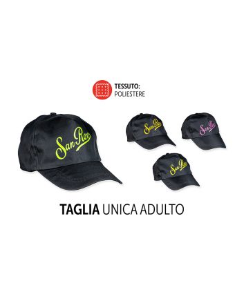 BERRETTO SAN ROX STAMPATO 4ASS NERO