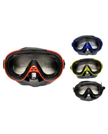 MASCHERA SNORKELING 4 COLORI ASS. M.23
