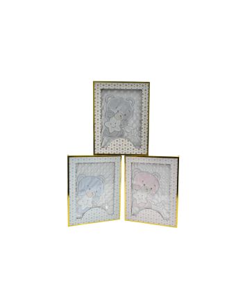 PLAID 90X75CM 3ASS M.012 DEC.ORSETTO C/STELLA