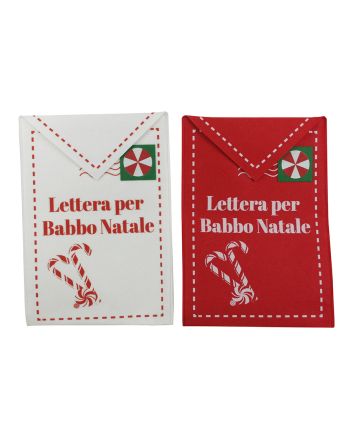 LETTERA BABBO NAT 2ASS 29X42CM 2ASS CANDYCANE