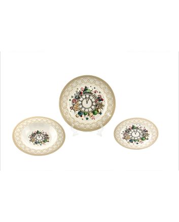 SERVIZIO PIATTI 18PZ BONECHINA DEC.05E