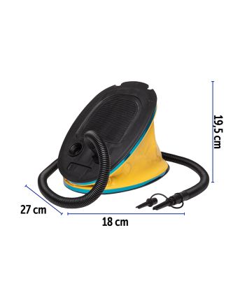 POMPA AD ARIA A PIEDE 5L 27X18X19.5CM