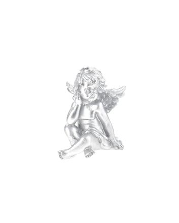 CANDELA ANGELO SED. 10X9,3X13,5 M.423 ARGENTO