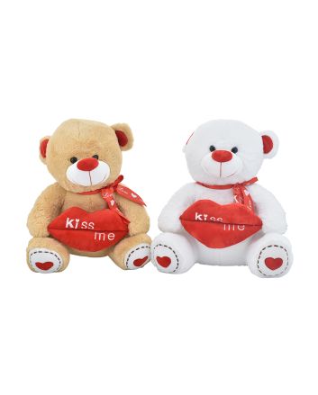 ORSETTO PELUCHE C/LABBRA 90CM M.7060 2ASS