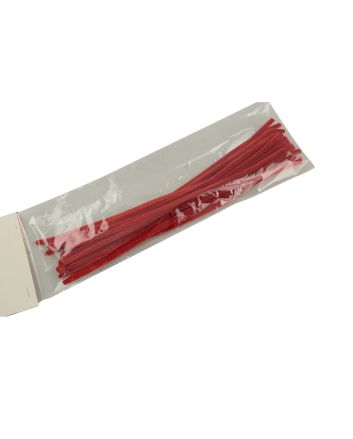 SET 18PZ STRISCE DECORATIVE 0,6X30CM ROSSO