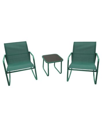 SET 2 POLTR.61X82 2X1 C/TAV.44,5X41CM VERDE