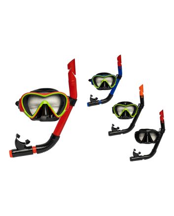 SET MASCHERA+BOCCAGLIO 4 COLORI ASS. M.12