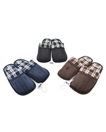 PANTOFOLA UOMO 41/46 3 ASS 3653