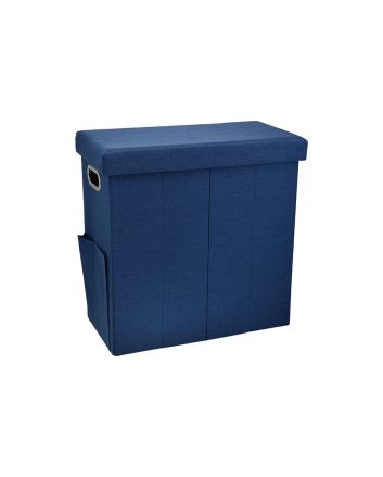 POUF LI/PL C/TASCHE 50X27X50CM M.L07-14 BLU