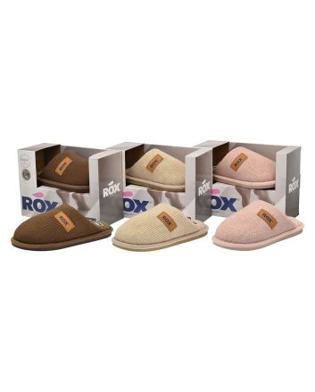 ROX PANTOFOLA DONNA 36-41 C/BOX RM-092 3ASS