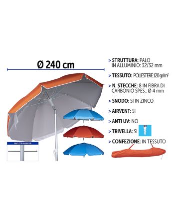 OMB.240 8R.FB.32/32ALU T.P 120POL+PK T/U 4ASS