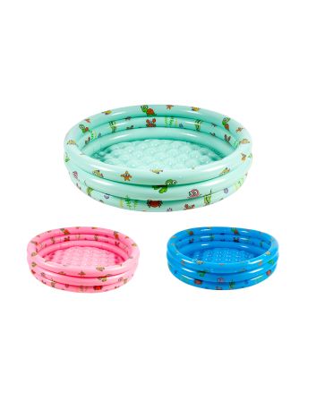 PISCINA GONFIABILE DIA.130CM 3 COLORI