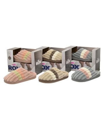 ROX PANTOFOLA DONNA 36-41 C/BOX RM-017 3ASS
