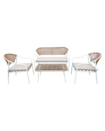 SET DIVANO 124X63 2POLT. 60X63 E TAV.88X48X40