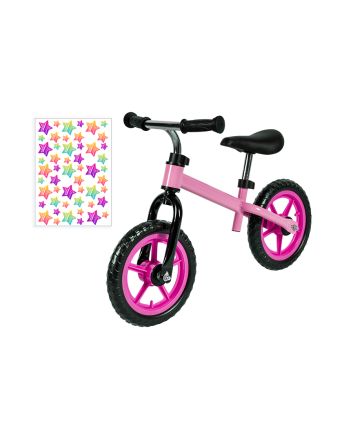 BICI SENZA PEDALI C/RUOTE DA 25CM M.25 ROSA