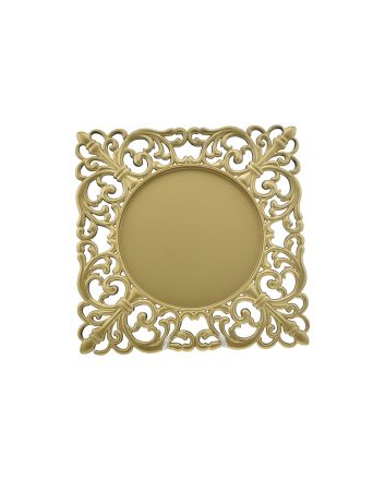 SOTTOPIATTO DECORATO 30X30CM M.1878 ORO