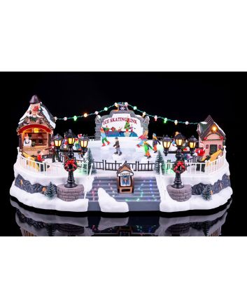 PISTA GHIACCIO LUCI/MUS/MOV 40X27X18 TRASF