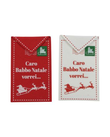 LETTERA BABBO NATALE 2ASS 16X25.5 2ASS SLITTA