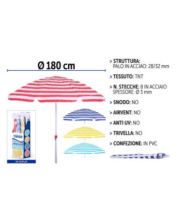 OMBR.180 TNT 28/32 8RIB STRIPE 4ASS DISPLAY