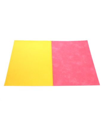 TOVAGLIETTA BICOLORE PVC 30X45CM ARANC/FUXIA
