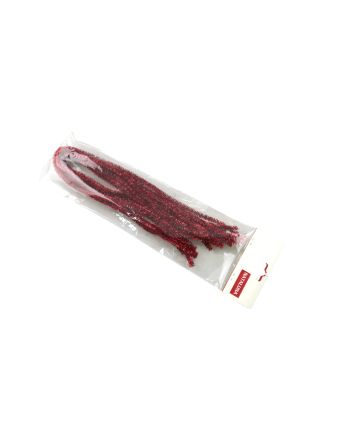 SET 10PZ STRISCE DECOR.GLITTER 0,8X60CM ROSSO