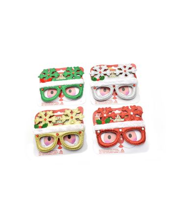 OCCHIALI C/FIOCCO NEVE 4ASS M.20180