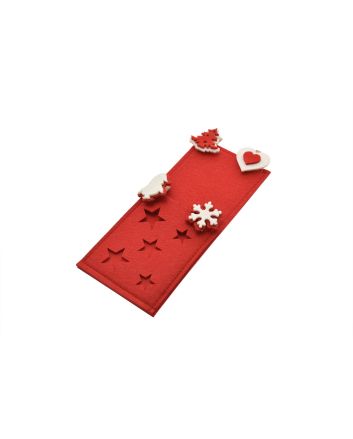 P/POSATE 23CM C/4 MOLLET.3ASS D.D ROSSO