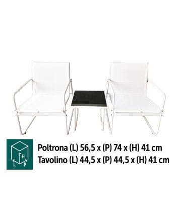 SET 2 POLTR.56.5X74 2X1 C/TAV 44.5X41CM BIANC