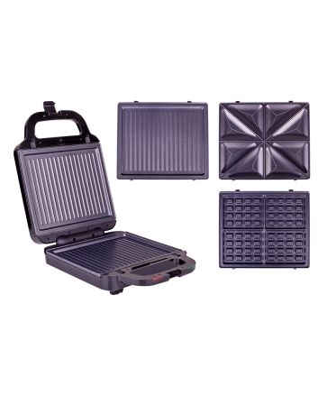 PIASTRA C/3PIATTI STACCABILI 220-240V-1280W