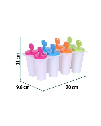 SET 8 STAMPI X GHIACCIOLI 200X96X110MM M.0467