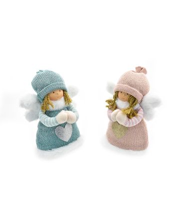 ANGELO 17X13X20CM 2ASS TIFFANY/ROSA