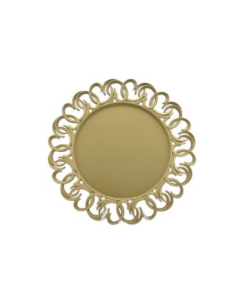 SOTTOPIATTO DECORATO DIA.33CM M.1335 ORO