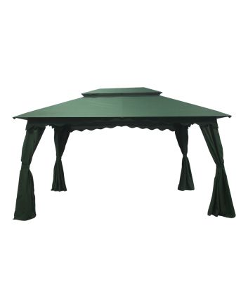 GAZEBO C/CAM. E TENDE 3X4X2.65 160GSM VERDE
