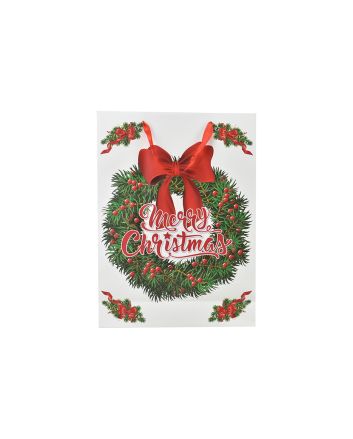 BUSTA NATALE 210GR 18X10X23CM DEC25.13