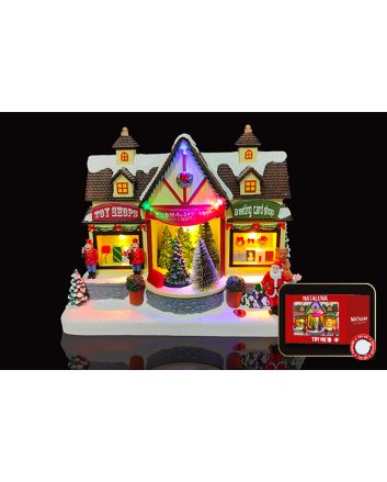 PAESAG.C/MUS+MOV BAT. 24,7X12,7X19,7CM TRYME