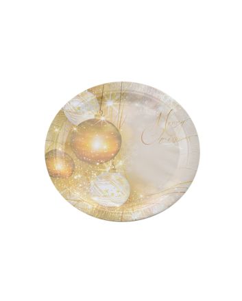 SET 10 PIATTI TONDI 23CM DEC.SFERE