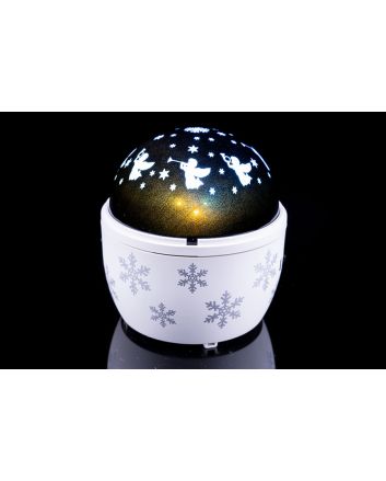 PROIETTORE LED 11.5X11.5X13CM BATT.ANGELI