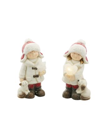 BOY/GIRL C/LED 2ASS 15,5X11,5X28,5 M.212374