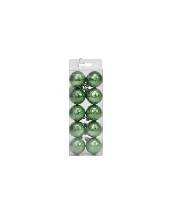 BOX 10 SFERE 4CM M.F CERCHI VERDE SC
