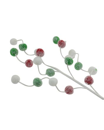 PICK DECORATIVO 66CM M.3548 BIA/ROSSO/VER.