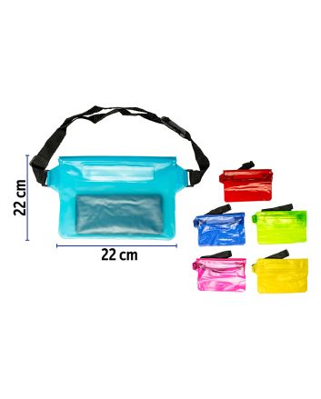 P/CELLULARE IMPERMEABILE 22X22CM 6 COLORI