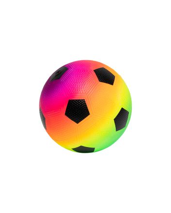 PALLONE CALCIO GONFIABILE MULTICOLOR 22CM
